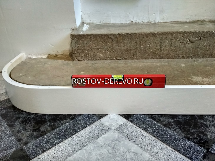 Монтаж первого подступенка монтаж подступенка из ясеня